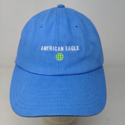 American Eagle Men's Sideback Hat Blue Size OS Embroidered Logo