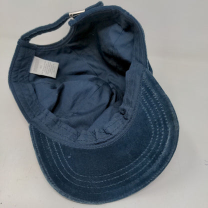 Gymboree Girl's Slideback Hat Blue Size M/L Velour Soft Polyester Blend Blank