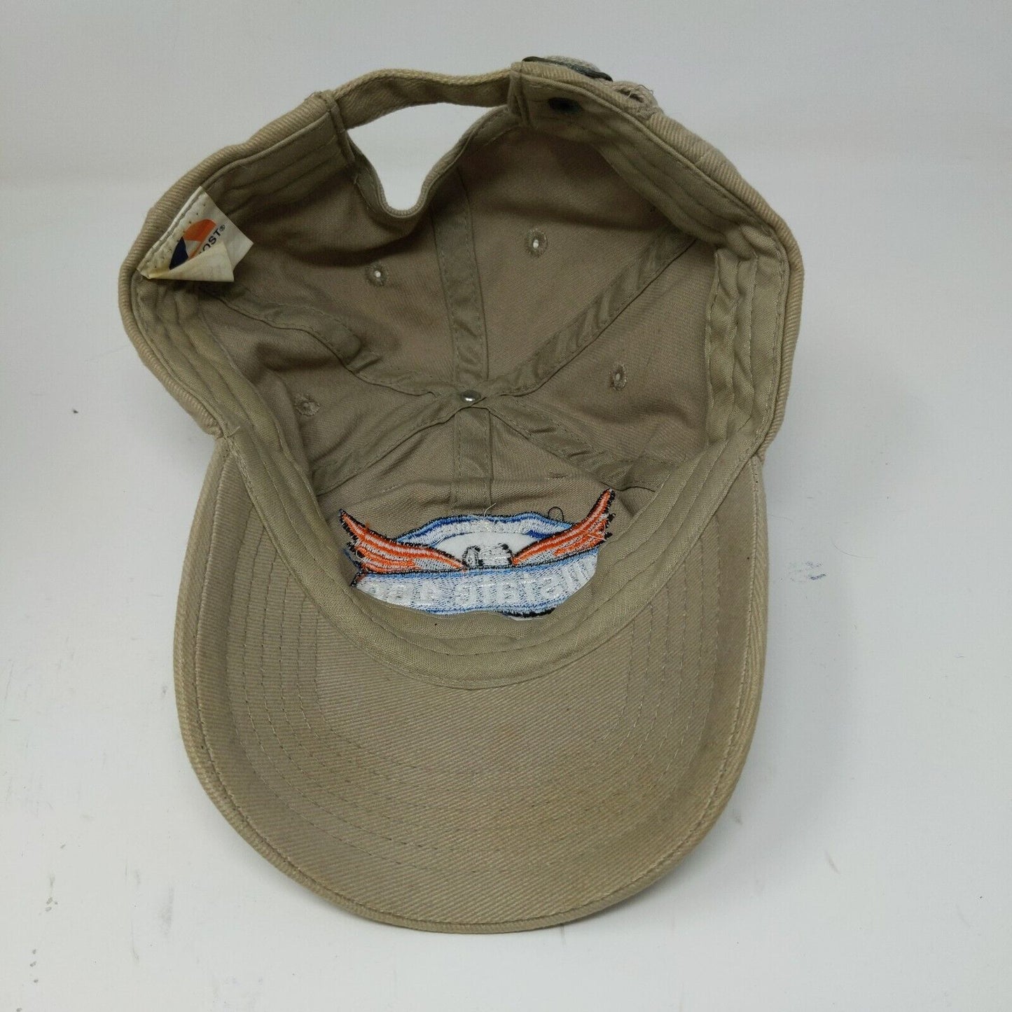 Allstate 400 at the Brickyard Slideback Hat Beige Adjustable Embroidered 2005