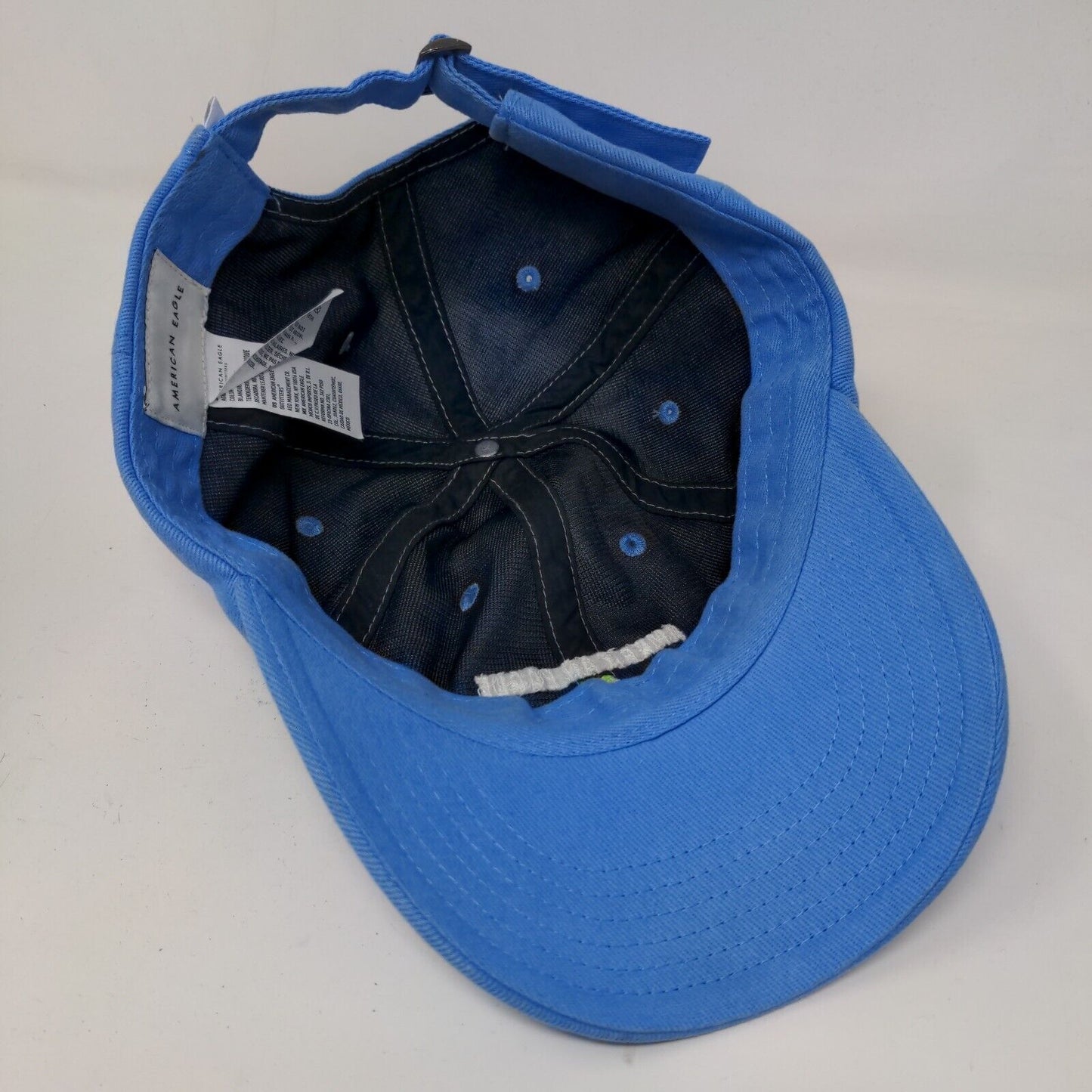 American Eagle Men's Sideback Hat Blue Size OS Embroidered Logo