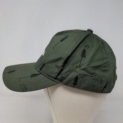 Lauren Conrad LC Women's Slideback Hat Green Size OS Forest Organic Cotton