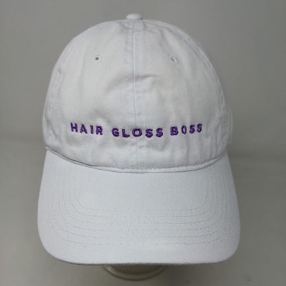 Unbranded Women's Alfaparf Milano Slideback Hat White OSFM Hair Gloss Boss