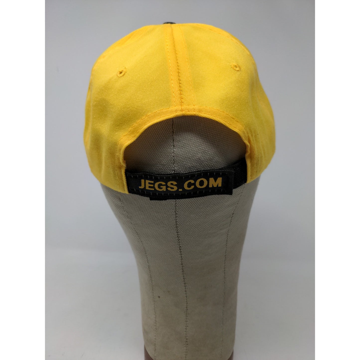 Jegs High Performance Headware Strapback Hat Yellow & Black Embroidered Logo