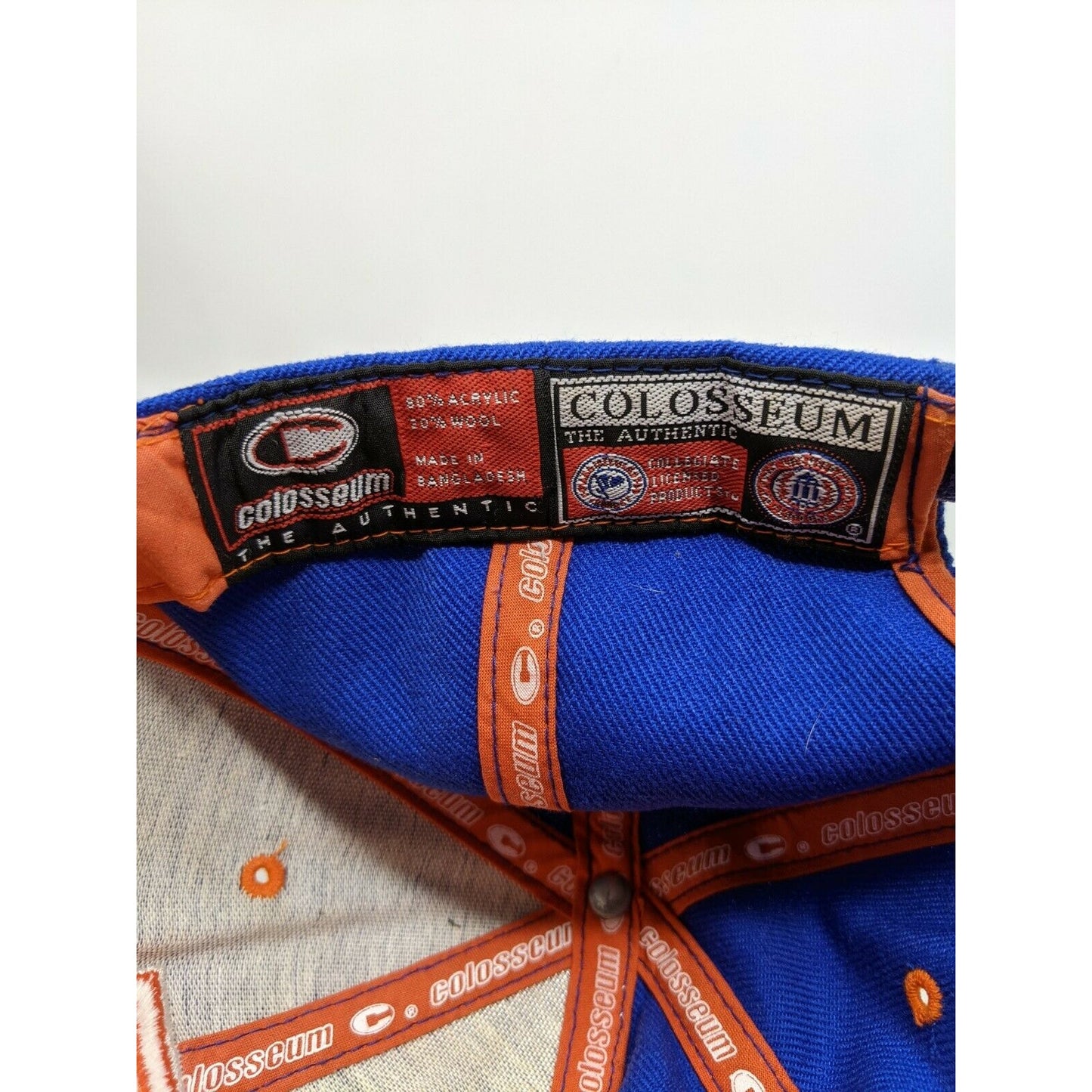 Colosseum Florida Gators Hat Cap Strapback Adjustable Blue Embroidered Logo