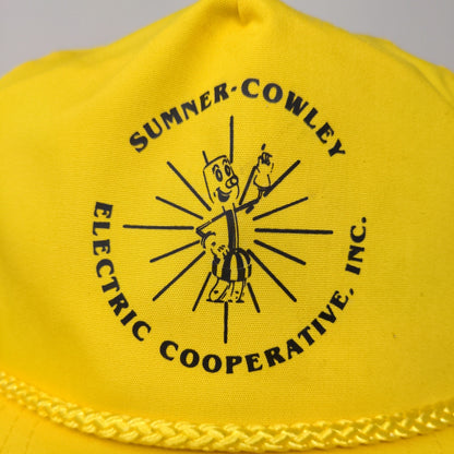 Sumner-Cowley Electric Cooperative Hat Otto Trucker Hat Slideback Yellow OSFA