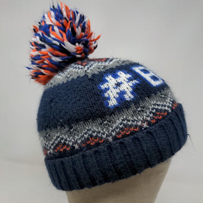 The Children's Place Baby Beanie Hat Knit Blue S 12-24 Months Fair Isle #Boss