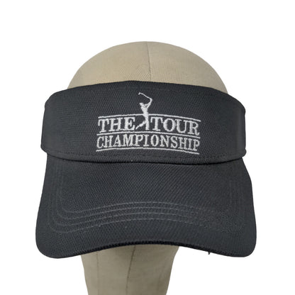 PGA Tour Championship 2008 Volunteer Strapback Visor Hat Embroidered Logo Gray