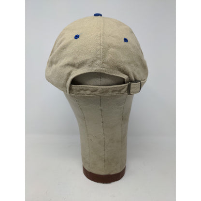 Nissin PPG Auto Glass Cap Slideback Hat Tan & Blue Adjustable