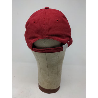 Cedar Point Slideback Hat Embroidered Logo Red Jacobson Cap Adjustable