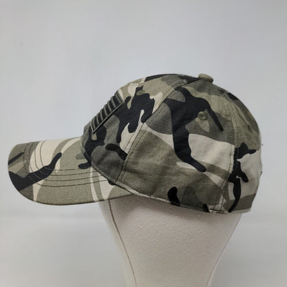 Unbranded Men's Slideback Camouflage Hat Adjustable Embroidered Flag Patriotic