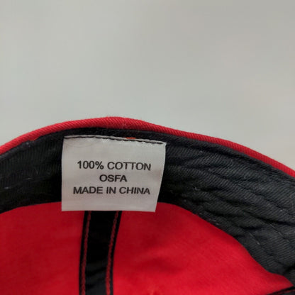 Drink Smart Mens Strapback Jim Beam Racing Hat Robby Gordon Motorsports Red OSFA