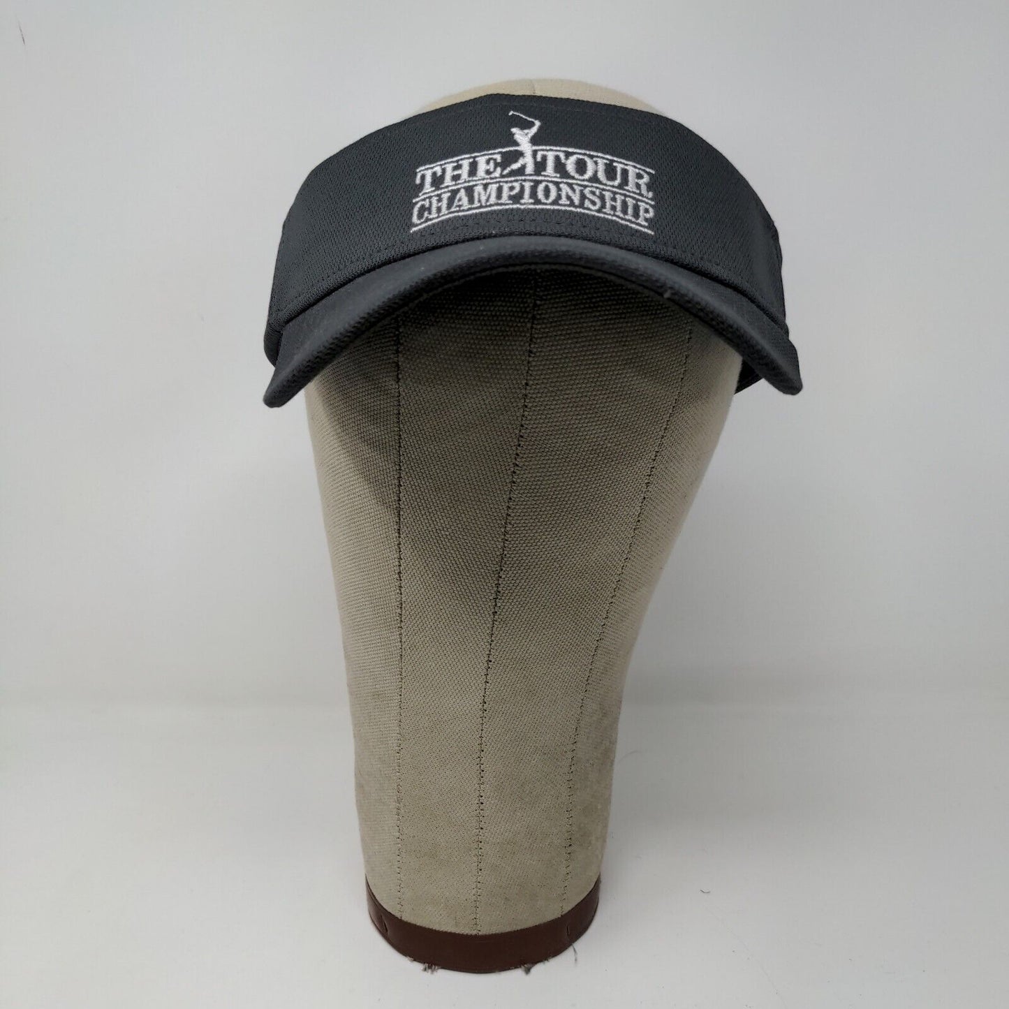 PGA Tour Championship 2008 Volunteer Strapback Visor Hat Embroidered Logo Gray