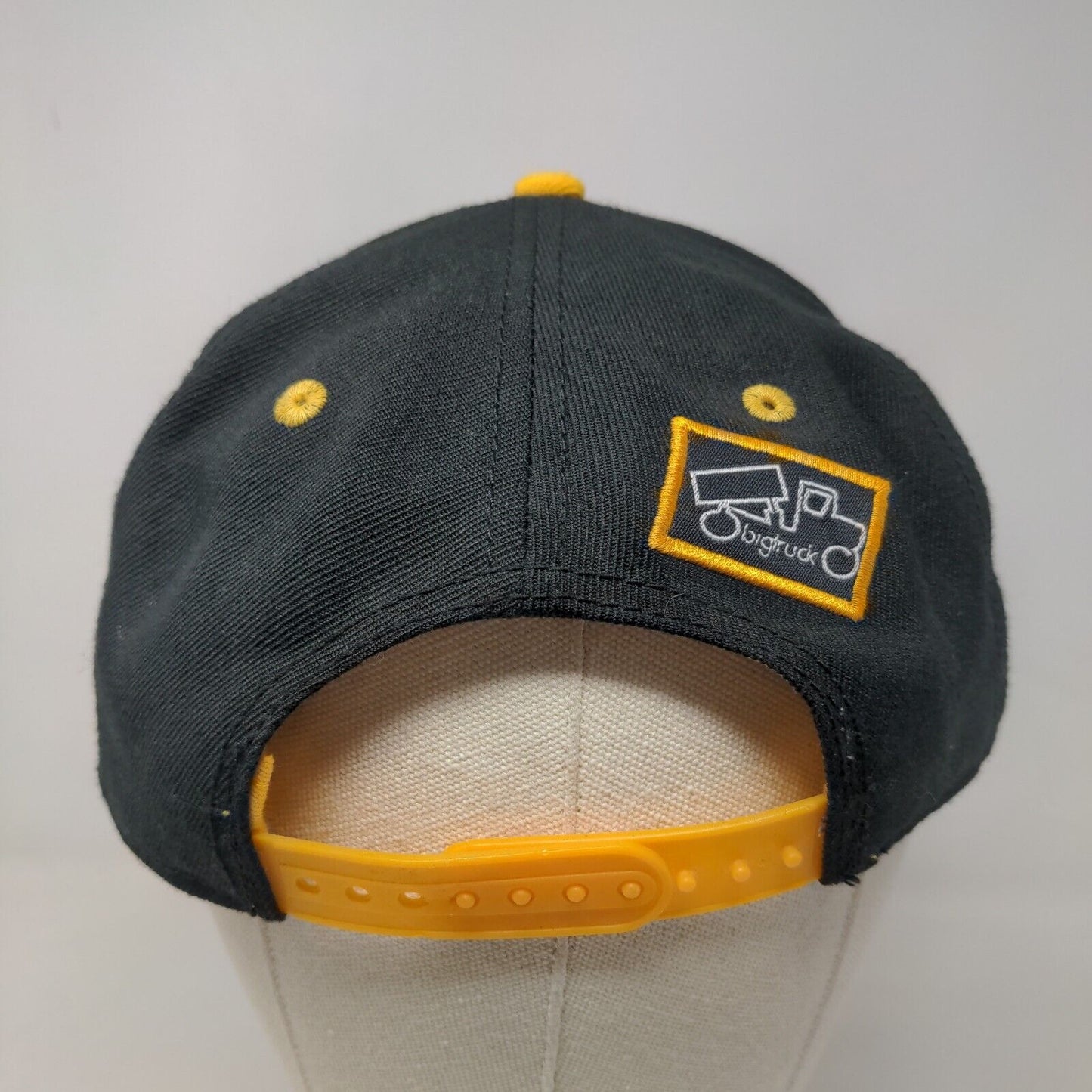 Bigtruck Men's Snapback Hat Black Size 59 Adjustable Embroidered Patches