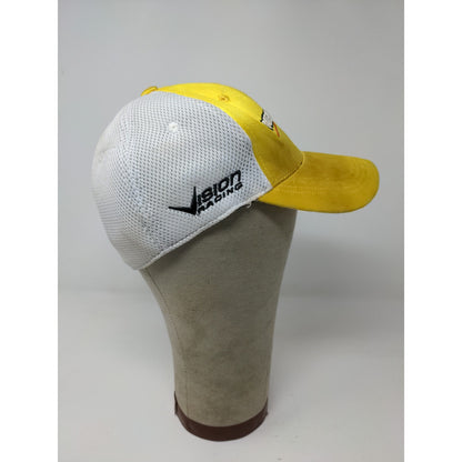 Menards Indy Car Series Vision Racing Hat #20 One Fit Yellow White Meshback