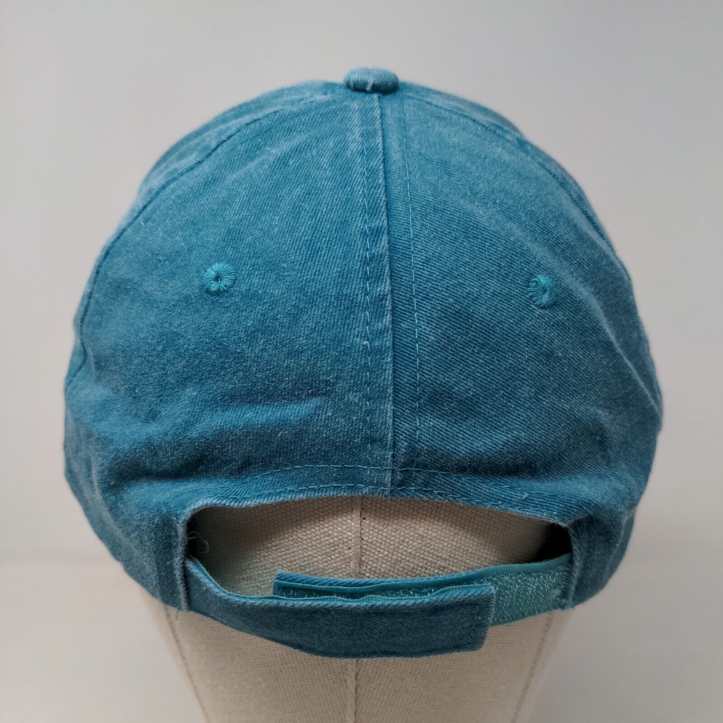 Sanibel Island Men's Strapback Hat Blue Adjustable Embroidered Logo Cotton