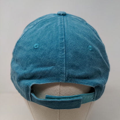 Sanibel Island Men's Strapback Hat Blue Adjustable Embroidered Logo Cotton