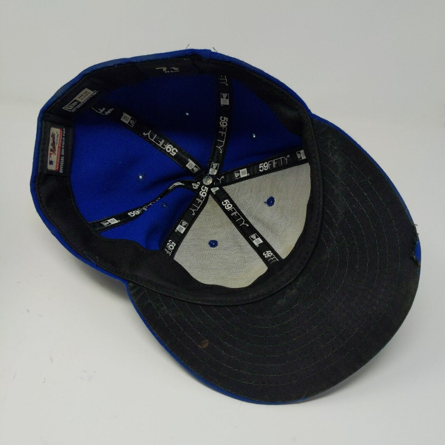 MLB Chicago Cubs New Era 59Fifty MLB Fitted Baseball Cap Size 7 7/8 Embroidered