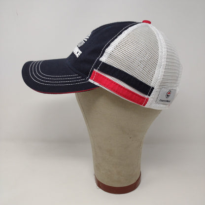 CountryMark Co-Alliance Mesh Back Snapback Hat Black White Embroidered Logo OSFA