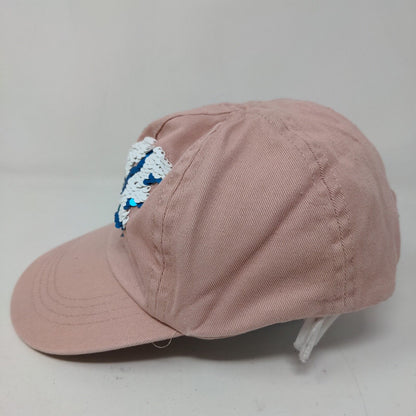 Zara Girl's Snapback Hat Pink Size 52CM Shiny Accent LIKE Logo