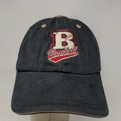 Ahead Men's Slideback Hat Black Victory Field Baseball Embroidered Logo