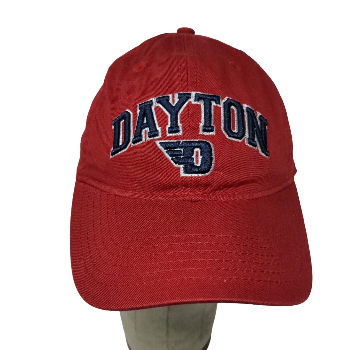 University Of Dayton Flyers Mens Hat Red Size Small Fitted Cap Embroidered Logo
