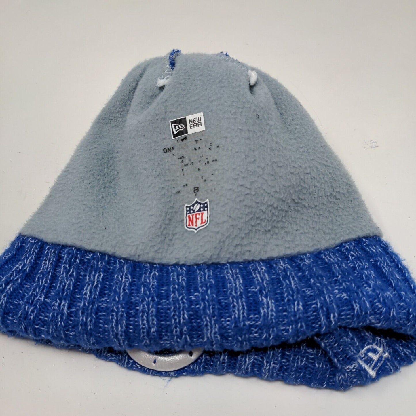 New Era Men's NFL Knit Beanie Hat Cap Indianapolis Colts Embroidered Logo Blue