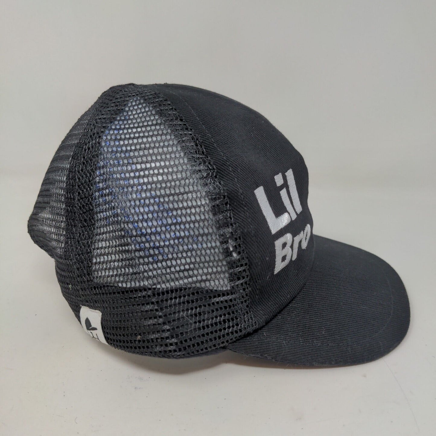 Unbranded Boy's Snapback Mesh Back Hat Black Size Toddler Embroidered Lil Bro