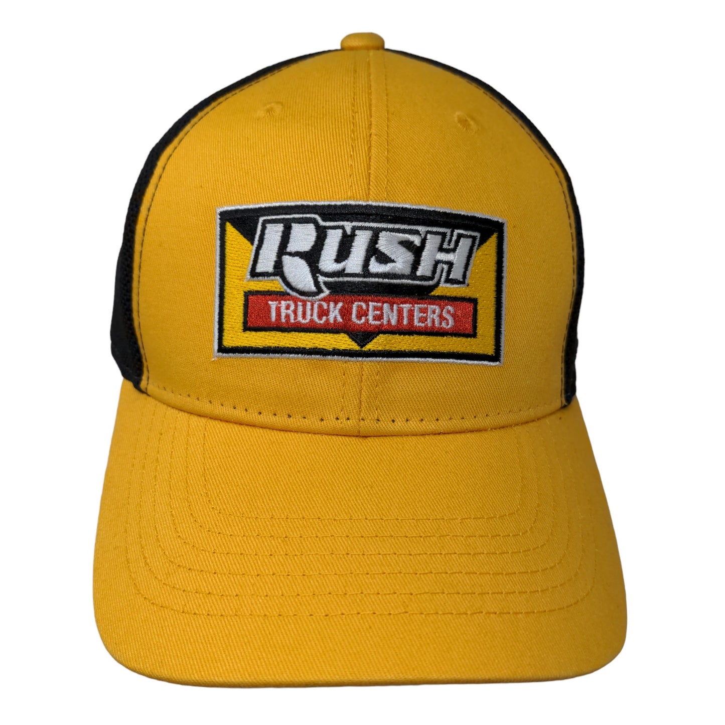 Stewart-Haas Men's Strapback Hat #14 Yellow Black Rush Truck Centers