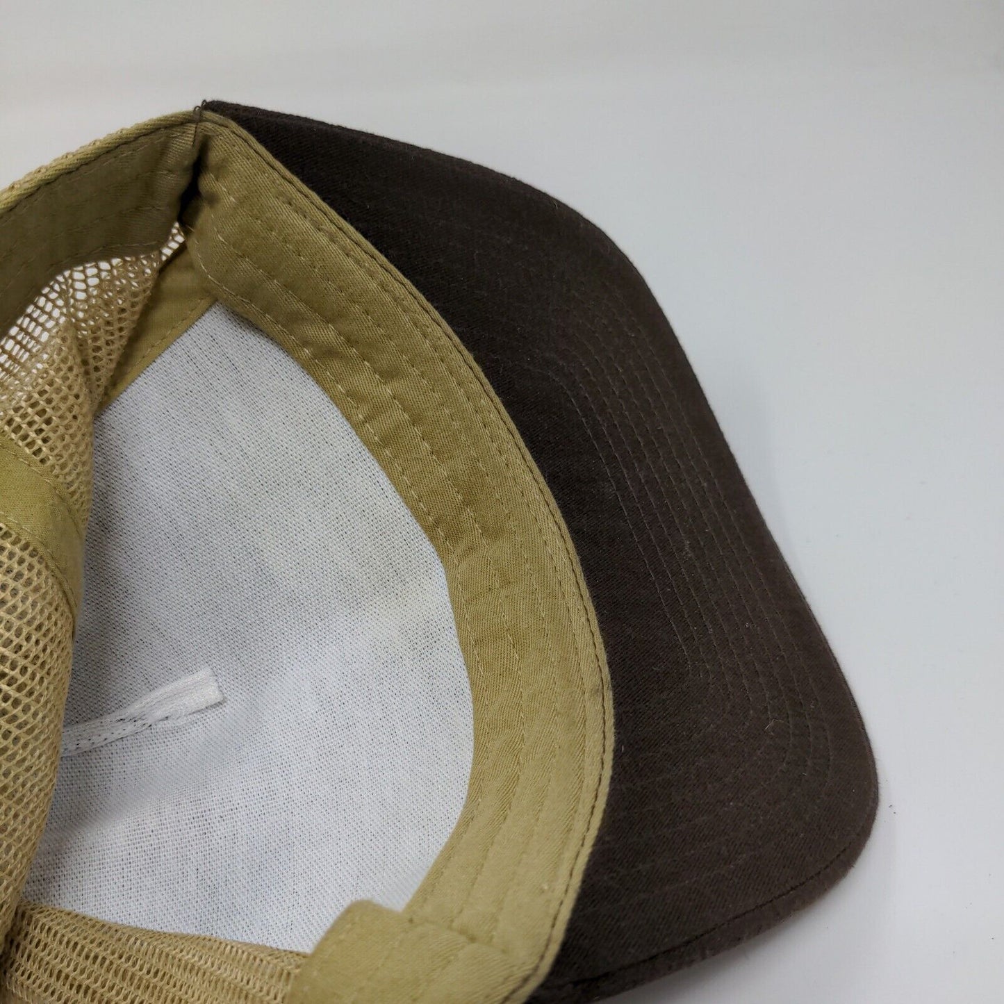 El Encanto Mens Mexican Food Distribution Meshback Snapback Hat Brown Adjustable