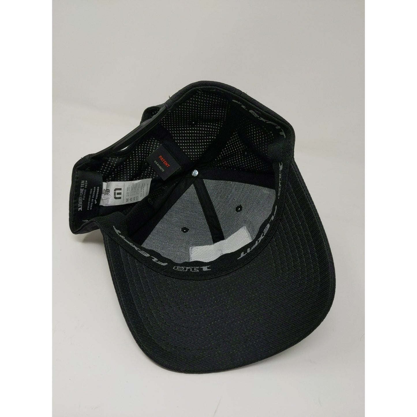 Flexfit 110 One Ten Snapback Hat Forklift Embroidered Logo Black
