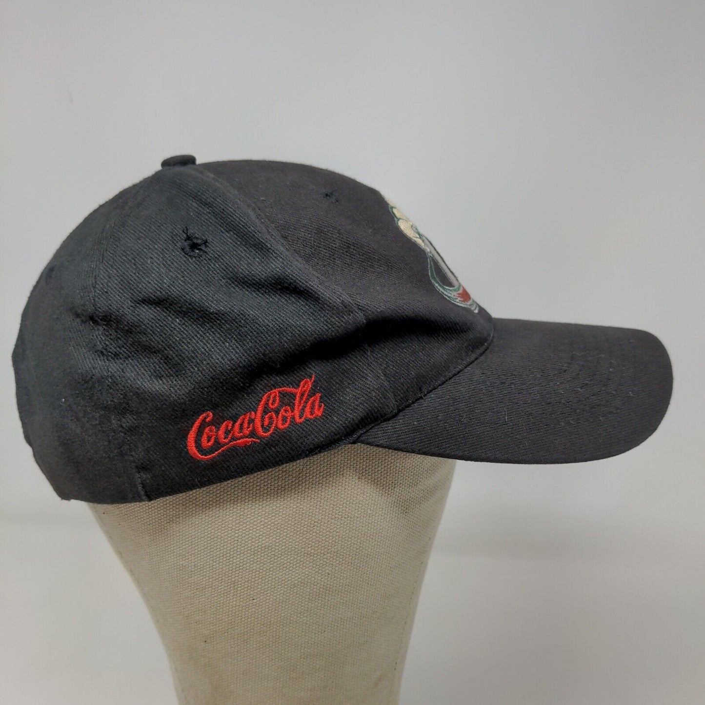 Kick10 Pro Gear Men's Strapback Hat Black Coca Cola The Times Logo