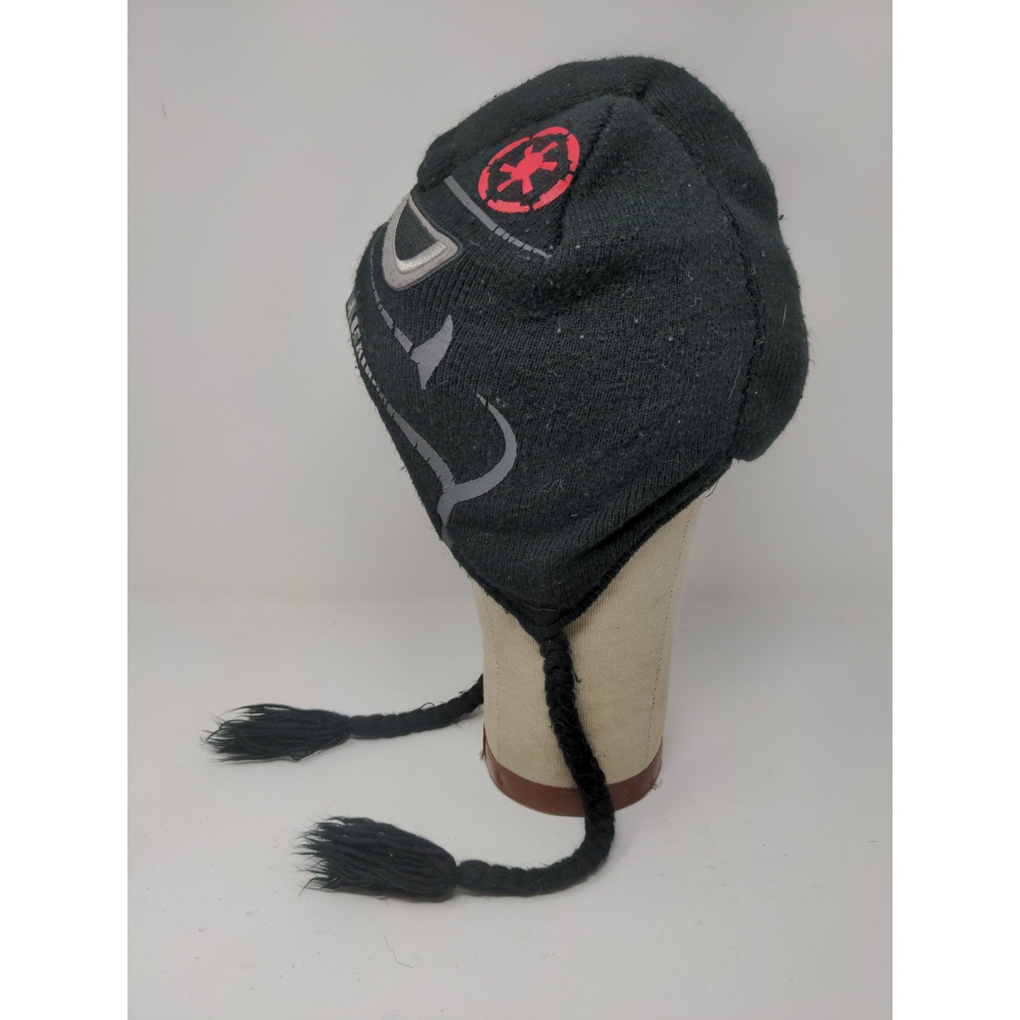 Star Wars Imperial Tie Fighter Pilot Beanie Trapper Hat OS Black
