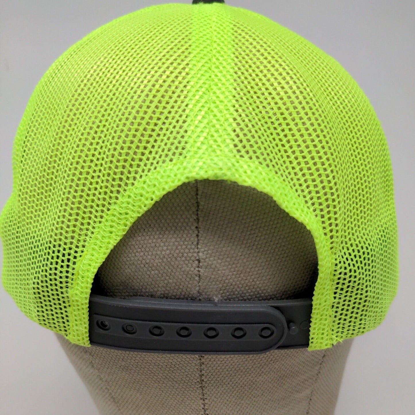 Greenpoint Metals Port Authority Green Gray Snapback Meshback Hat Cap Adjustable