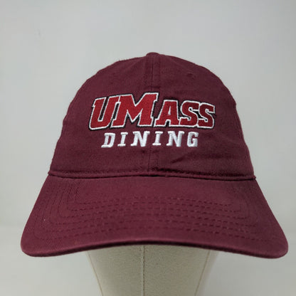 Otto UMass University of Massachusetts Slideback Hat Red OSFM Embroidered Logo