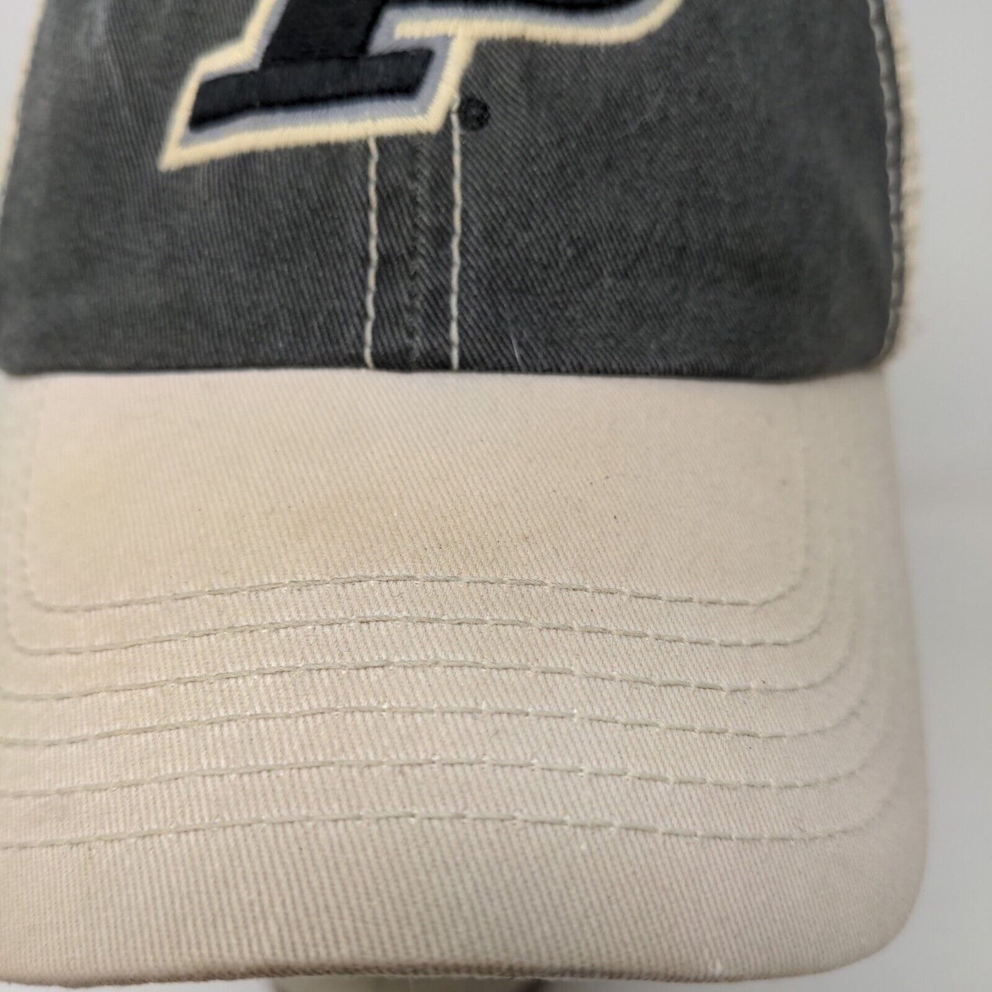 Top of the World Men's Snapback Mesh Back Purdue Boilermakers Hat Tan Gray