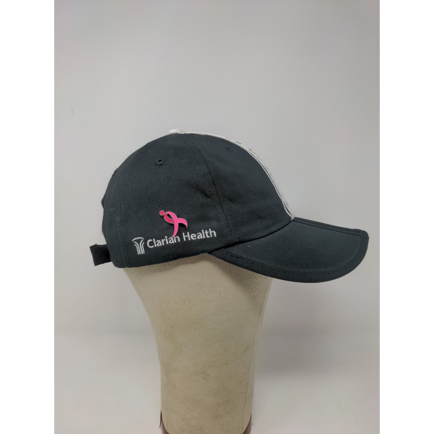 Clarian Health Race for the Cure 2008 Strapback Hat Breast Cancer OSFA W/Pin