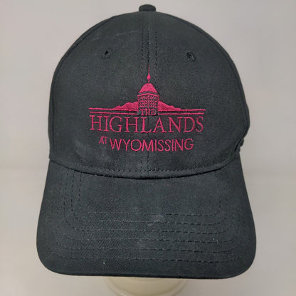 OttoFlex Men's Fitted Hat Black Size L/XL Embroidered Highlands at Wyomissing