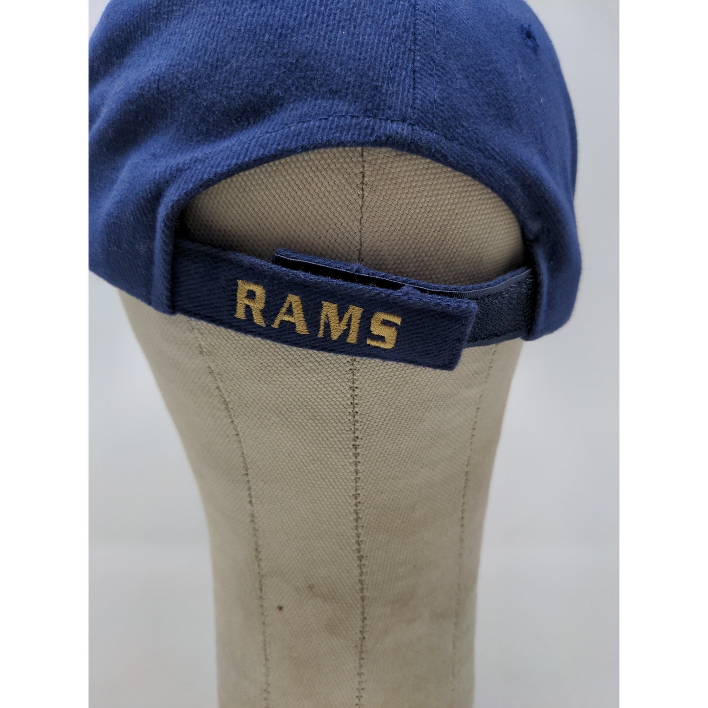 Reebok NFL Long Angeles Rams Strapback Hat OSFA Blue Embroidered Logo SEE DESC