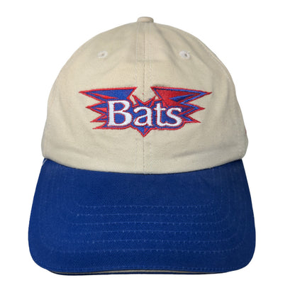 Louisville Bats Men's Strapback Hat Tan Adjustable Pepsi Logo Embroidered