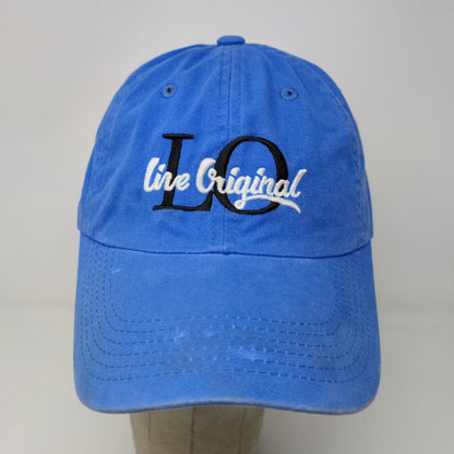 Live Original Mens Slideback Hat Blue Adjustable Embroidered Logo