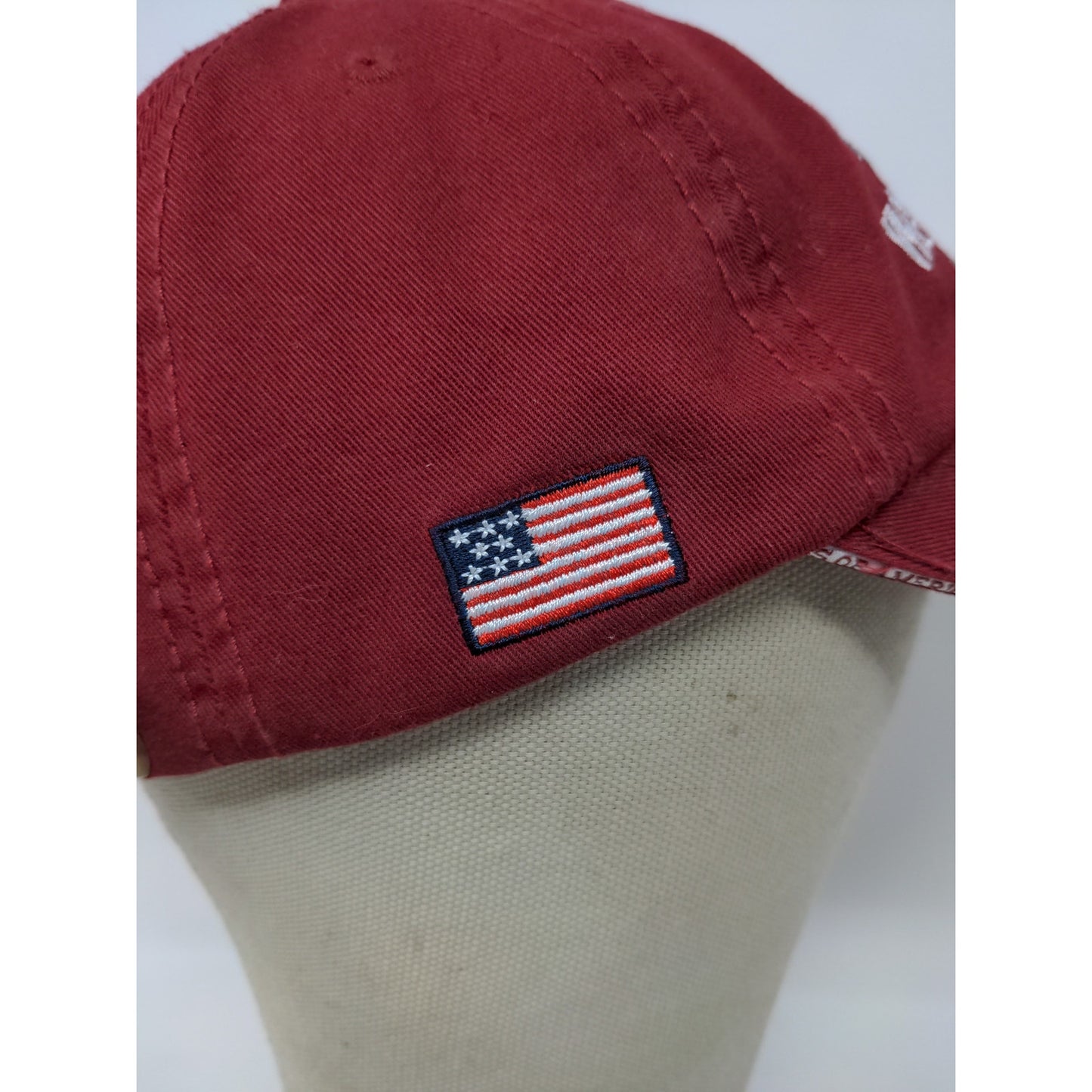I Heart DC Washington DC Slideback Hat Red Patriotic American Flag Embroidered