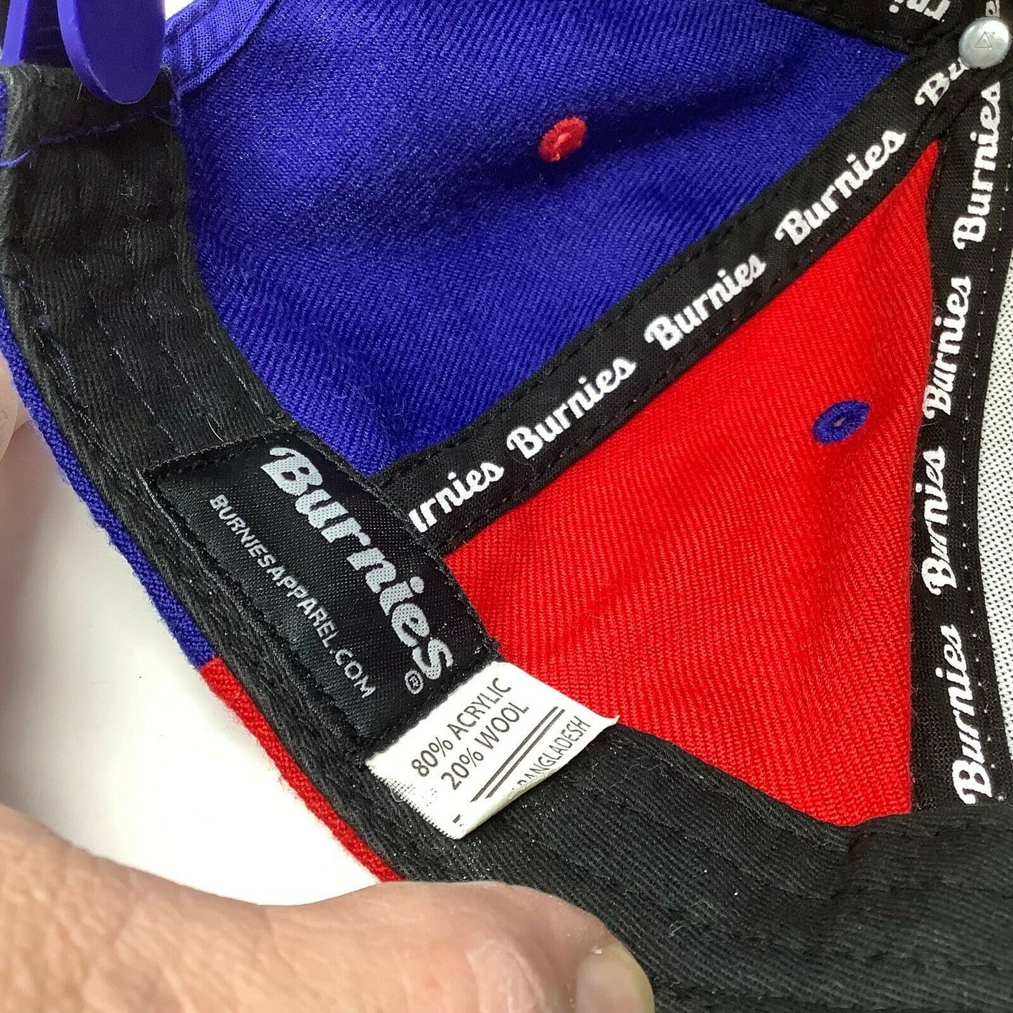 Colorado Mountains C Burnies Hat Red White & Blue Snapback Adjustable
