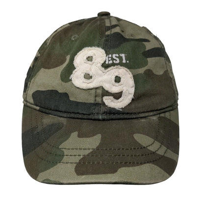 Place 1989 Baby Stretchy Camo Hat Green 18-24 Months Cotton Patch Logo