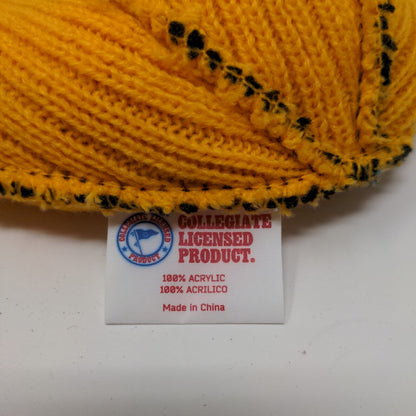 Franchise Club Iowa Hawkeyes Men's Knit Beanie Hat Black Embroidered Bird Logo