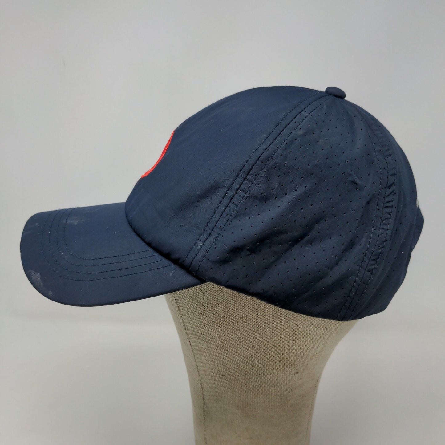 Zaxby's Men's Strapback Mesh Back Hat Blue Adjustable Distressed