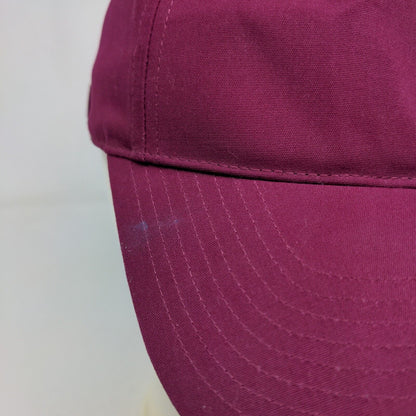 Reebok Women's Slideback Hat Red Burgundy Size OSFW Spell Out Logo