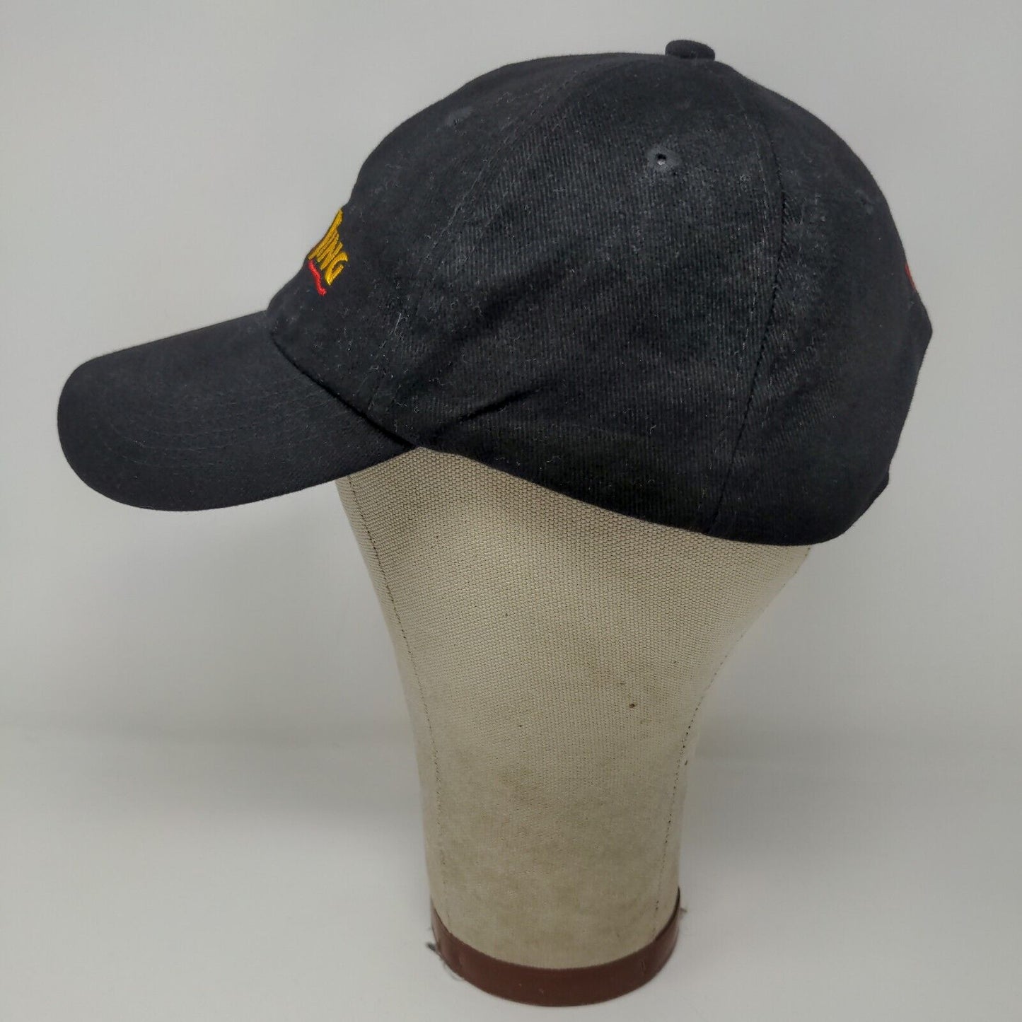 Disney The Lion King Slideback Hat Cap Embroidered Black Adjustable Broadway