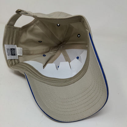 Sunoco Logistics Men's Slideback Hat Tan Size OSFA Embroidered Logo 100% Cotton