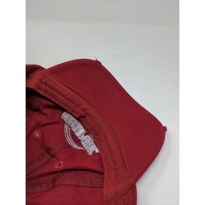 Cedar Point Slideback Hat Embroidered Logo Red Jacobson Cap Adjustable