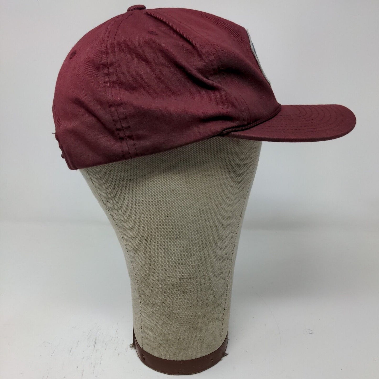 Obey Brand Mens Snapback Hat Size OSFA Red Embroidered Logo Cotton Blend